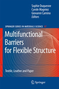 Enlarge image Cover: Multifunctional Barriers for Flexible Structure - Springer