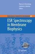 Cover: ESR Spectroscopy in Membrane Biophysics - Springer
