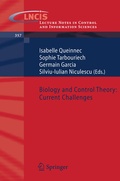 Cover: Biology and Control Theory: Current Challenges - Springer