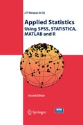 Cover: Applied Statistics Using SPSS, STATISTICA, MATLAB and R - Springer