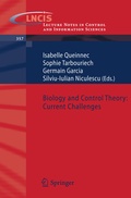 Cover: Biology and Control Theory: Current Challenges - Springer