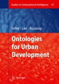 Cover: Ontologies for Urban Development - Springer