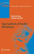 Cover: Type Synthesis of Parallel Mechanisms - Springer