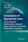 Cover: Formulation of Appropriate Laws: A New Integrated Multidisciplinary Approach and an Application to Electronic Funds Transfer Regulation - Springer