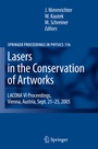 Cover: Lasers in the Conservation of Artworks - Springer