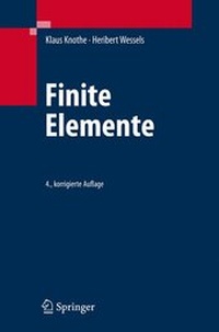 Enlarge image Cover: Finite Elemente - Springer