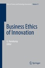 Cover: Business Ethics of Innovation - Springer