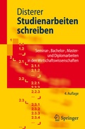Cover: Studienarbeiten schreiben - Springer