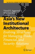Cover: Asia's New Institutional Architecture - Springer