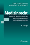 Cover: Medizinrecht - Springer