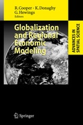 Cover: Globalization and Regional Economic Modeling - Springer