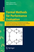 Cover: Formal Methods for Performance Evaluation - Springer