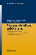 Cover: Advances in Intelligent Web Mastering - Springer