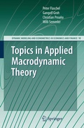 Cover: Topics in Applied Macrodynamic Theory - Springer