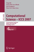 Cover: Computational Science - ICCS 2007 - Springer