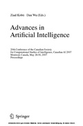 Cover: Advances in Artificial Intelligence - Springer