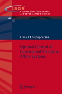 Abbildung von: Optimal Control of Constrained Piecewise Affine Systems - Springer