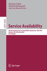 Enlarge image Cover: Service Availability - Springer