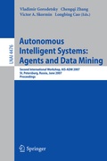 Cover: Autonomous Intelligent Systems: Multi-Agents and Data Mining - Springer