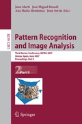 Cover: Pattern Recognition and Image Analysis - Springer