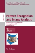 Cover: Pattern Recognition and Image Analysis - Springer