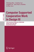Cover: Computer Supported Cooperative Work in Design III - Springer