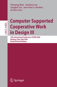Enlarge image Cover: Computer Supported Cooperative Work in Design III - Springer