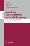 Cover: Algorithms and Architectures for Parallel Processing - Springer