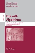 Cover: Fun with Algorithms - Springer