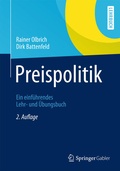 Cover: Preispolitik - Springer Gabler