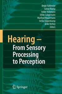 Abbildung von: Hearing - From Sensory Processing to Perception - Springer