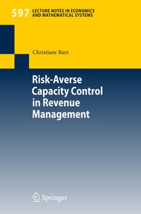 Enlarge image Cover: Risk-Averse Capacity Control in Revenue Management - Springer