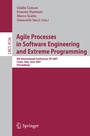 Cover: Agile Processes in Software Engineering and Extreme Programming - Springer