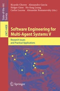Cover: Software Engineering for Multi-Agent Systems V - Springer