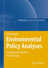 Enlarge image Cover: Environmental Policy Analyses - Springer