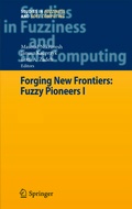 Cover: Forging New Frontiers: Fuzzy Pioneers I - Springer