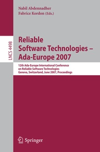 Abbildung von: Reliable Software Technologies - Ada-Europe 2007 - Springer