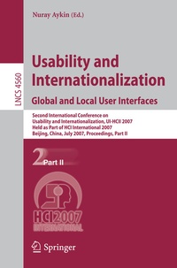 Abbildung von: Usability and Internationalization. Global and Local User Interfaces - Springer