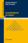 Cover: Local Newforms for GSp(4) - Springer