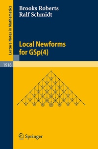 Abbildung von: Local Newforms for GSp(4) - Springer