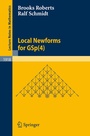 Cover: Local Newforms for GSp(4) - Springer
