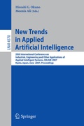 Cover: New Trends in Applied Artificial Intelligence - Springer