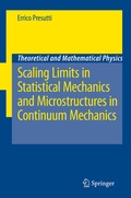 Cover: Scaling Limits in Statistical Mechanics and Microstructures in Continuum Mechanics - Springer