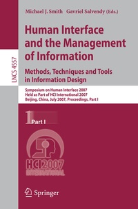 Abbildung von: Human Interface and the Management of Information. Methods, Techniques and Tools in Information Design - Springer