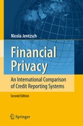Cover: Financial Privacy - Springer