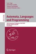 Cover: Automata, Languages and Programming - Springer