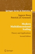 Cover: Modern Multidimensional Scaling - Springer