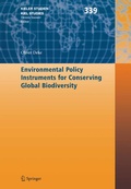 Cover: Environmental Policy Instruments for Conserving Global Biodiversity - Springer