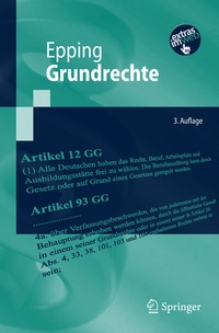 Abbildung von: Grundrechte - Springer