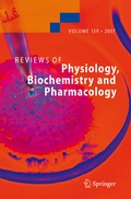 Cover: Reviews of Physiology, Biochemistry and Pharmacology 159 - Springer